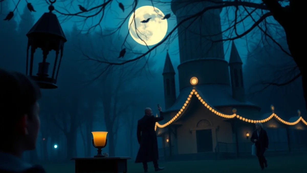 Os elementos visuais que aparecem em todo filme de Burton